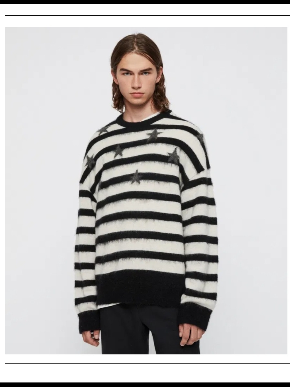 ALL SAINTS Stars Crew Jumper Unisex